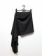 kiryuyrik������奦����奦/PE Gabardine Hip Hung Muffler/Black
