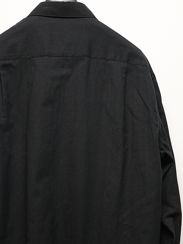 LAD MUSICIAN����å� �ߥ塼�������/KHADI CALICO FRILL SHIRT/BLACK