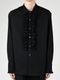 LAD MUSICIAN����å� �ߥ塼�������/KHADI CALICO FRILL SHIRT/BLACK