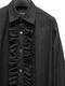 LAD MUSICIAN����å� �ߥ塼�������/KHADI CALICO FRILL SHIRT/BLACK