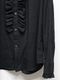 LAD MUSICIAN����å� �ߥ塼�������/KHADI CALICO FRILL SHIRT/BLACK