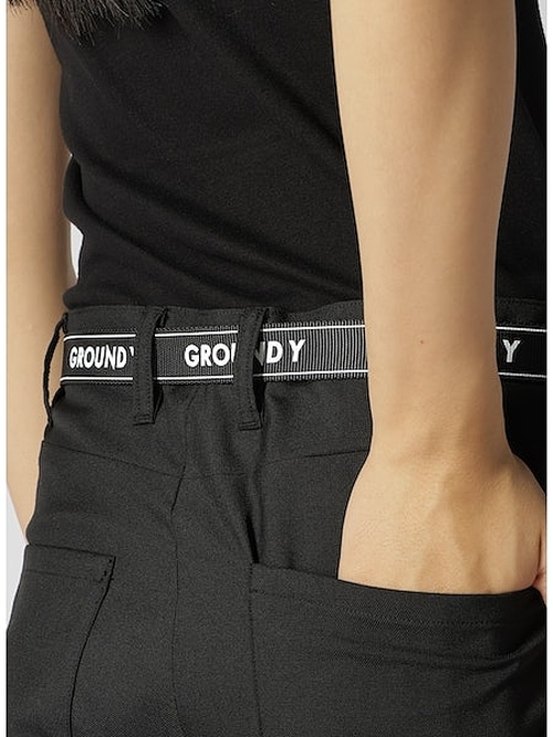 Ground Y饦ɥ磻/LOGO TAPE BELT/BLK.
