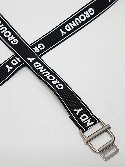 Ground Y饦ɥ磻/LOGO TAPE BELT/BLK