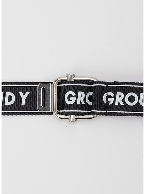 Ground Y饦ɥ磻/LOGO TAPE BELT/BLK.