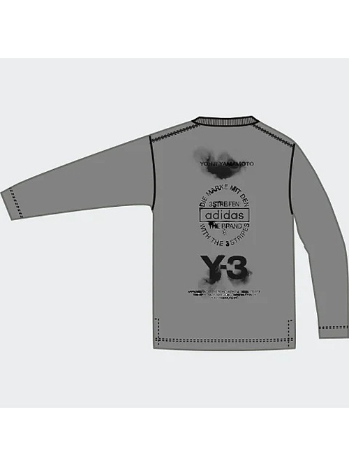 SALE40%OFF/Y-3���磻���꡼/GFX LS TEE/GRANIT.