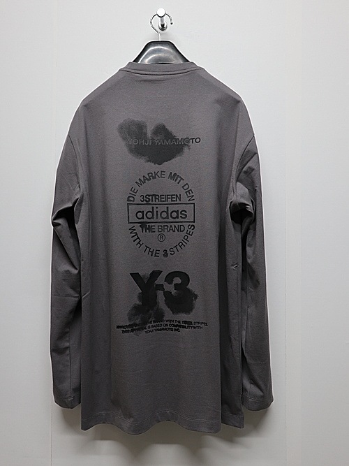 SALE40%OFF/Y-3���磻���꡼/GFX LS TEE/GRANIT.