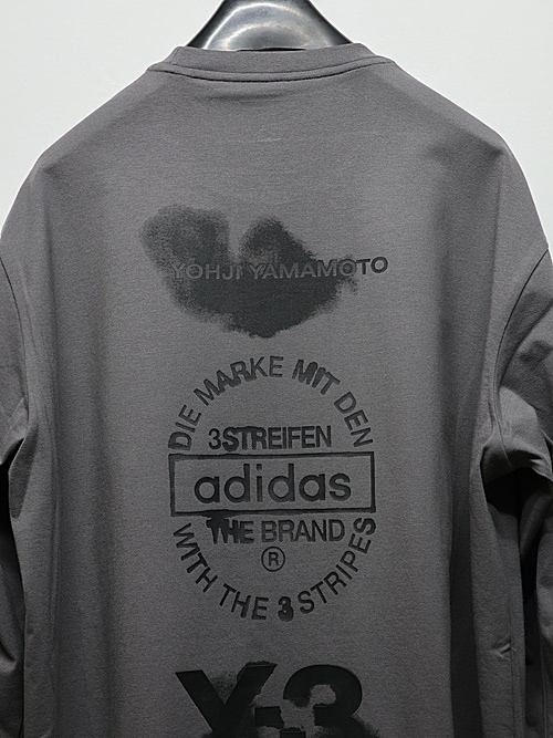 SALE40%OFF/Y-3���磻���꡼/GFX LS TEE/GRANIT.
