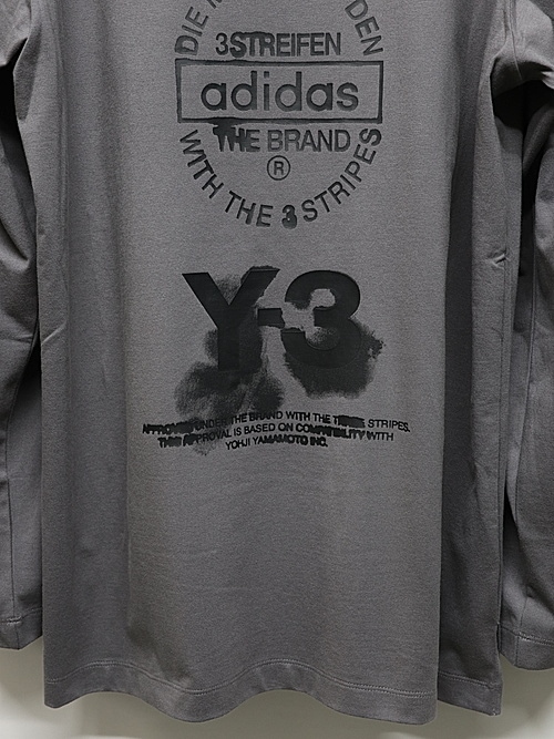 SALE40%OFF/Y-3���磻���꡼/GFX LS TEE/GRANIT.