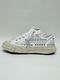 Maison MIHARA YASUHIROPETERSON 23 /Original Sole Studded Paint Canvas Low-Top Sneaker/WHITE
