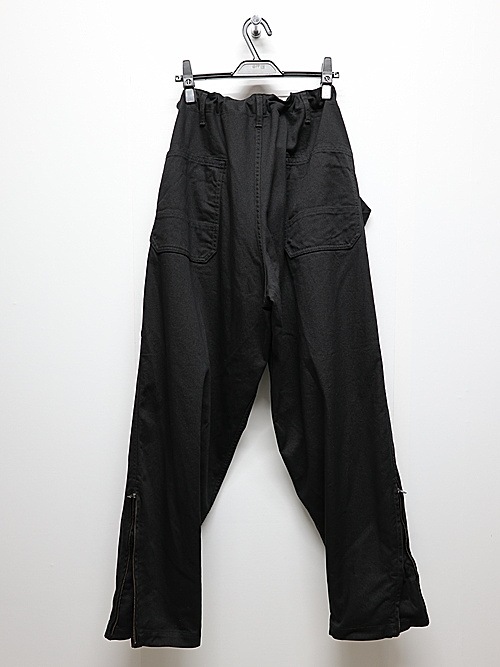 未使用　定番ヨウジヤマモト　カツラギブラックデニム Yohji Yamamoto・ヨウジヤマモト 【正規取扱店】 オフサイド OFFSIDE