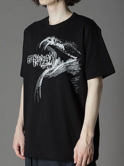Ground Y�����饦��ɥ磻/20/cotton jesey snake/BLACK
