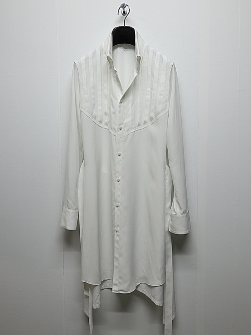 SALE30%OFF/THE ONENESS�������ͥ�/RePE-Tuffeta Pin Tuck Flare Shirt/White.