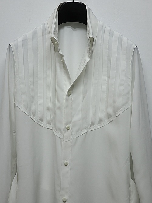SALE30%OFF/THE ONENESS�������ͥ�/RePE-Tuffeta Pin Tuck Flare Shirt/White.
