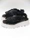 JULIUS����ꥦ��/COW SKIN FOOT WEAR/BK��WHT.