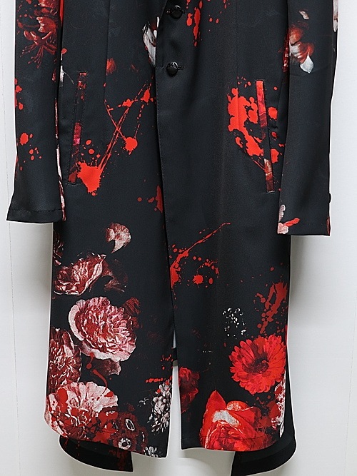 (ͽ���ʡ�5��6������ͽ��/kiryuyrik������奦����奦/Black Flora Gabardine Flare Jacket/Black