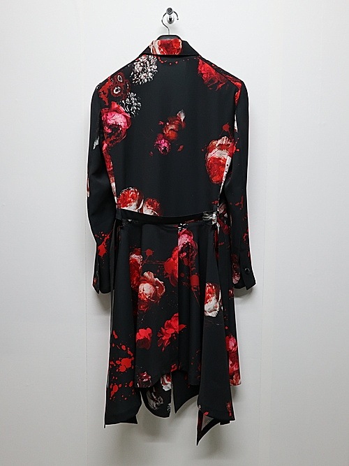 (ͽ���ʡ�5��6������ͽ��/kiryuyrik������奦����奦/Black Flora Gabardine Flare Jacket/Black