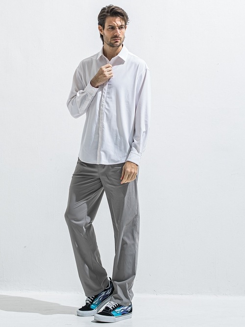 RESOUND CLOTHING���ꥵ����ɥ���������/RUSH JACK SHIRTS/WHITE