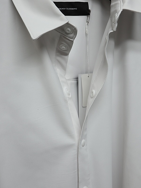 RESOUND CLOTHING���ꥵ����ɥ���������/RUSH JACK SHIRTS/WHITE