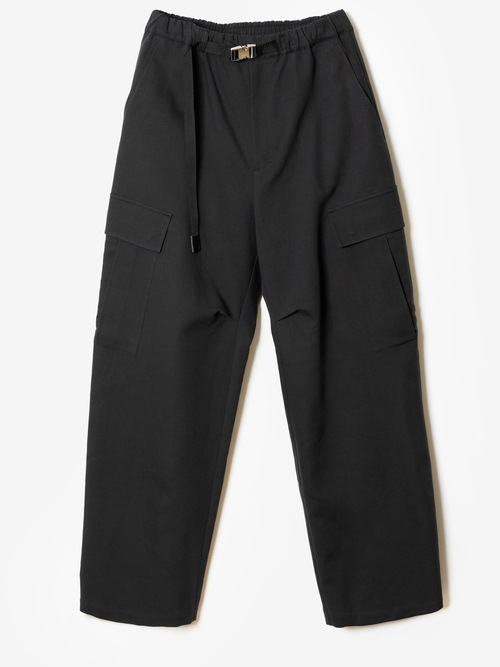 (ͽ���ʡ�7��8������ͽ��/ATTACHMENT�������å�����/CO/TEN POWDERY DOUBLE CROTH EASY CARGO TROUSERS/BLACK