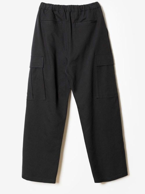 (ͽ���ʡ�7��8������ͽ��/ATTACHMENT�������å�����/CO/TEN POWDERY DOUBLE CROTH EASY CARGO TROUSERS/BLACK
