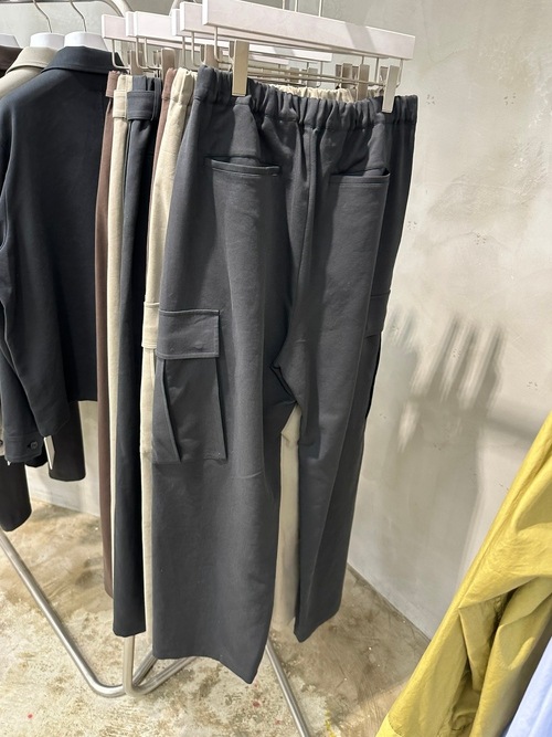 (ͽ���ʡ�7��8������ͽ��/ATTACHMENT�������å�����/CO/TEN POWDERY DOUBLE CROTH EASY CARGO TROUSERS/BLACK