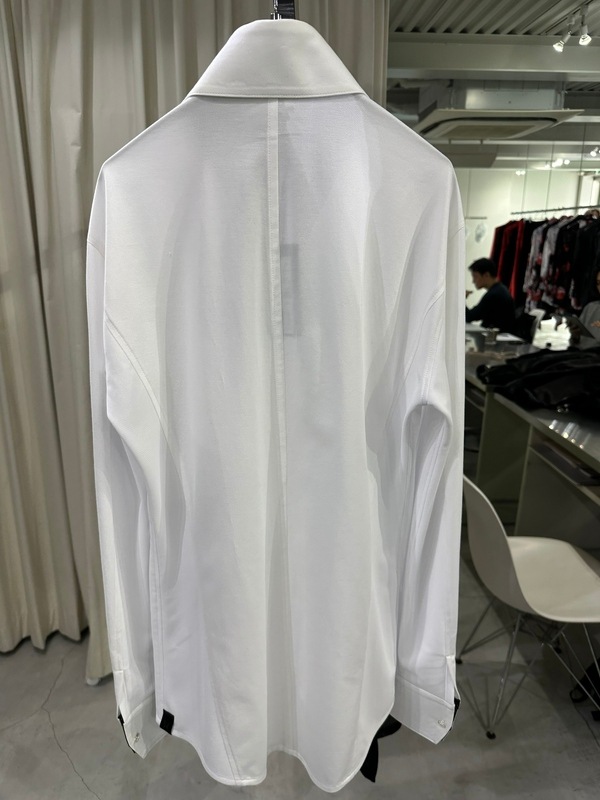 (ͽ���ʡ�9������10������ͽ��/kiryuyrik������奦����奦/Funsy Twill Cuffs Buttom Shirt/White