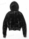 (ͽ)89ͽ/JULIUSꥦ/VISCOSE/CUPRO VELVET BLOUSON5/BLACK