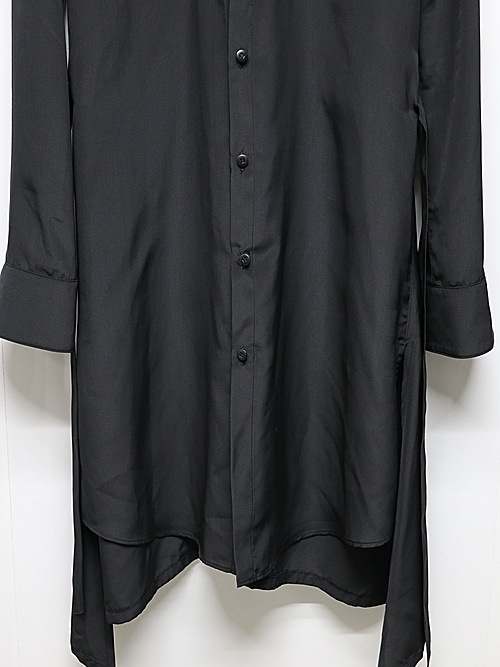 (ͽʡ78ͽ/THE ONENESSͥ/RePE-Tuffeta Pin Tuck Flare Shirt/Black