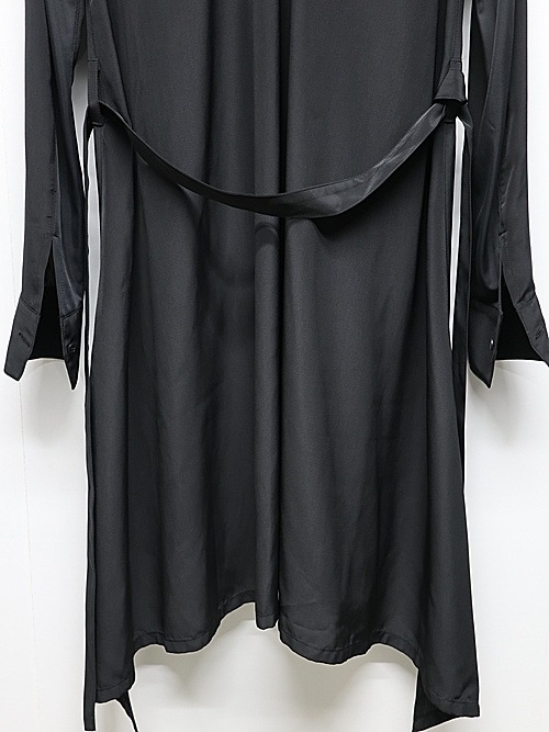 (ͽʡ78ͽ/THE ONENESSͥ/RePE-Tuffeta Pin Tuck Flare Shirt/Black