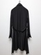 (ͽʡ78ͽ/THE ONENESSͥ/RePE-Tuffeta Pin Tuck Flare Shirt/Black
