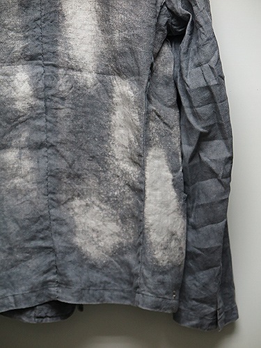 SALE60%OFF/KMRii(�����)Discharge Linen JKT03/CHA.