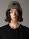 Ground Y�����饦��ɥ磻/PAPER YARN CROCHET HAT/GREY