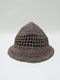Ground Y�����饦��ɥ磻/PAPER YARN CROCHET HAT/GREY