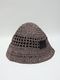 Ground Y�����饦��ɥ磻/PAPER YARN CROCHET HAT/GREY