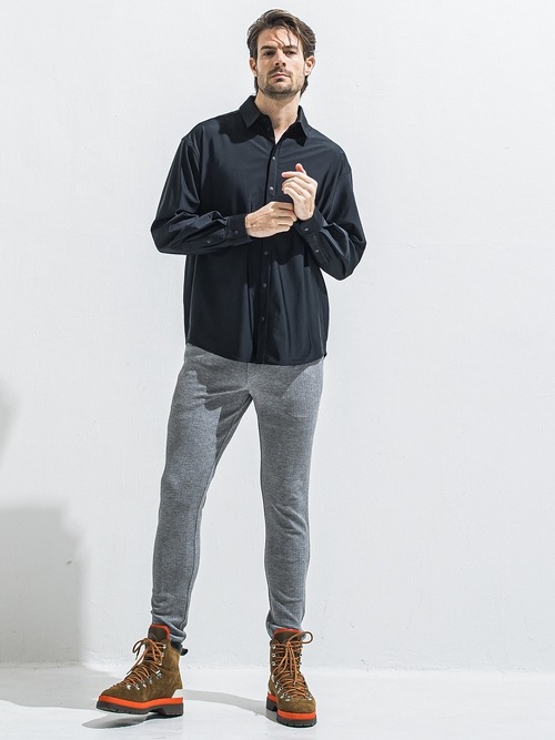 (ͽ���ʡ�4��5������ͽ��/40TH RESOUND CLOTHING���ꥵ����ɥ���������/RUSH JACK SHIRTS/BLACK