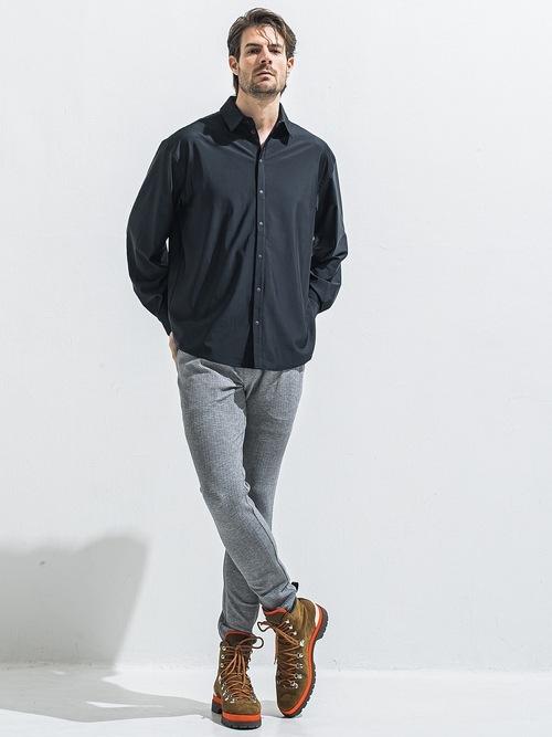 (ͽ���ʡ�4��5������ͽ��/40TH RESOUND CLOTHING���ꥵ����ɥ���������/RUSH JACK SHIRTS/BLACK