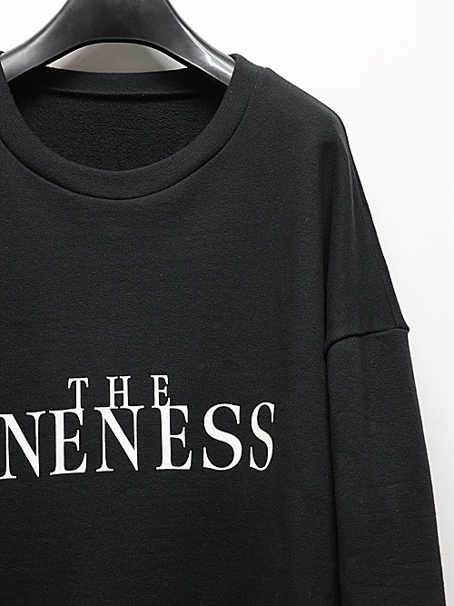(ͽ���ʡ�6��7������ͽ��/THE ONENESS�������ͥ�/Recycle Cotton Jersey Sweat Shirt/Black