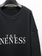 (ͽ���ʡ�6��7������ͽ��/THE ONENESS�������ͥ�/Recycle Cotton Jersey Sweat Shirt/Black