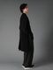 Ground Y�����饦��ɥ磻/TA/PE CREPE DE CHINE SINGLE LONG VEST/BLACK