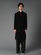 Ground Y�����饦��ɥ磻/TA/PE CREPE DE CHINE SINGLE LONG VEST/BLACK