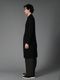 Ground Y�����饦��ɥ磻/TA/PE CREPE DE CHINE SINGLE LONG VEST/BLACK