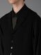 Ground Y�����饦��ɥ磻/TA/PE CREPE DE CHINE SINGLE LONG VEST/BLACK