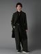 Ground Y�����饦��ɥ磻/TA/PE CREPE DE CHINE SINGLE LONG VEST/BLACK