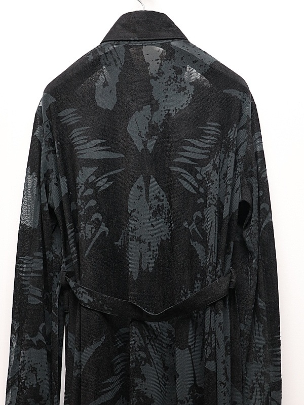 kiryuyrik������奦����奦/Opal Mesh Flare Shirt/Black