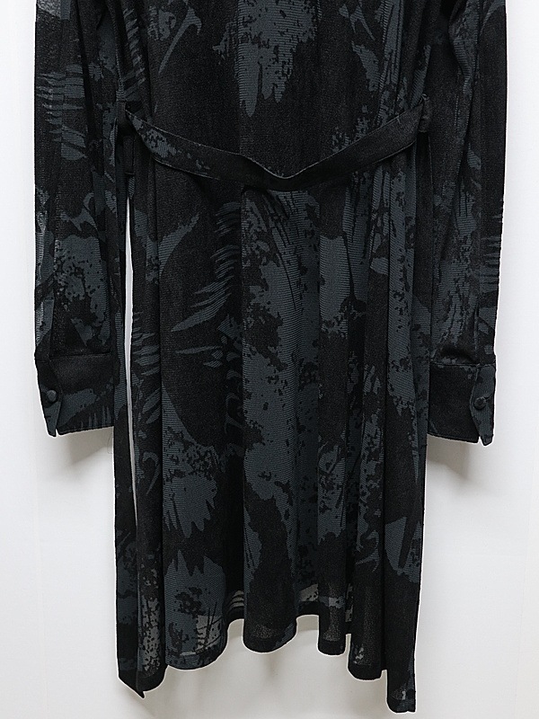 kiryuyrik������奦����奦/Opal Mesh Flare Shirt/Black