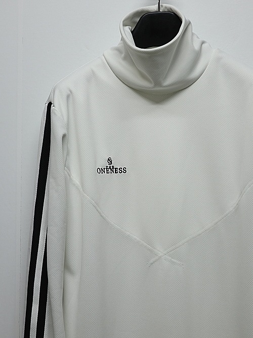 SALE30%OFF/THE ONENESS�������ͥ�/RePE Thermal Line Mock Neck PullOver/White.