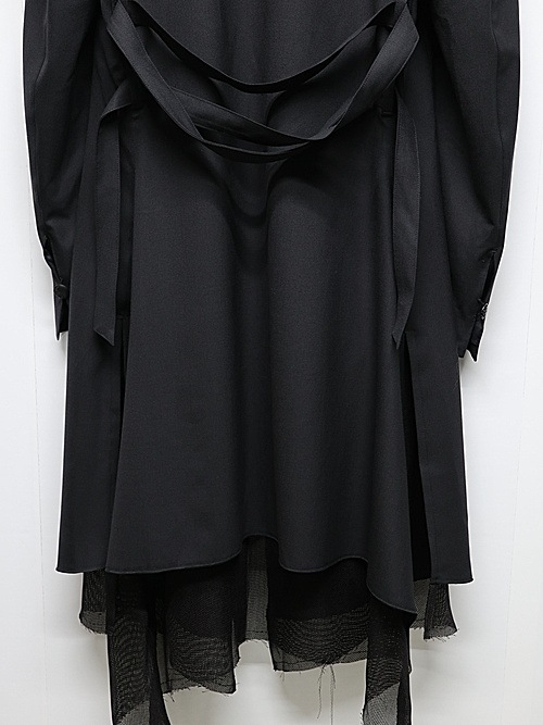 kiryuyrik奦奦/TWS Tropical Long Flare Jacket/Black