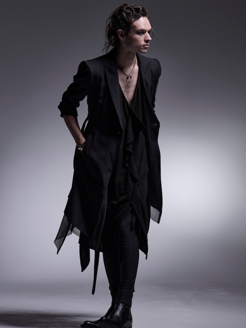 kiryuyrik奦奦/TWS Tropical Long Flare Jacket/Black