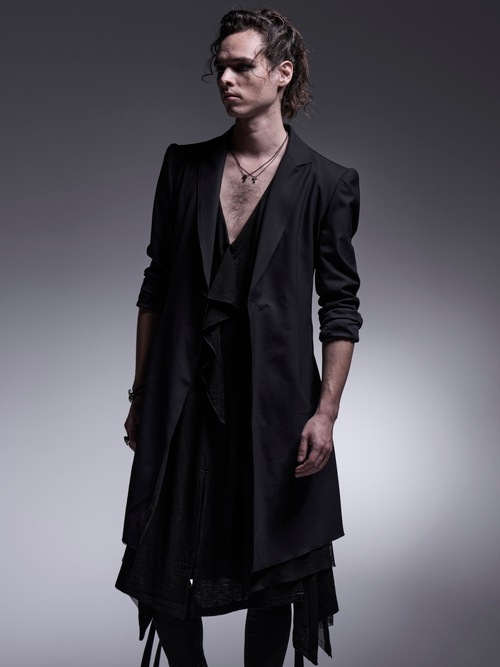 kiryuyrik奦奦/TWS Tropical Long Flare Jacket/Black