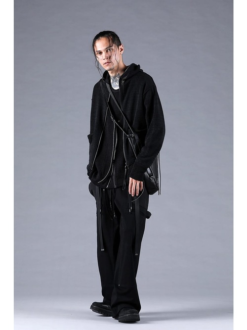 D.HYGEN���ǥ����ϥ�����/7G�ڡ��ѡ��䡼��˥åȥա��ǥåȥ��㥱�å�/BLACK